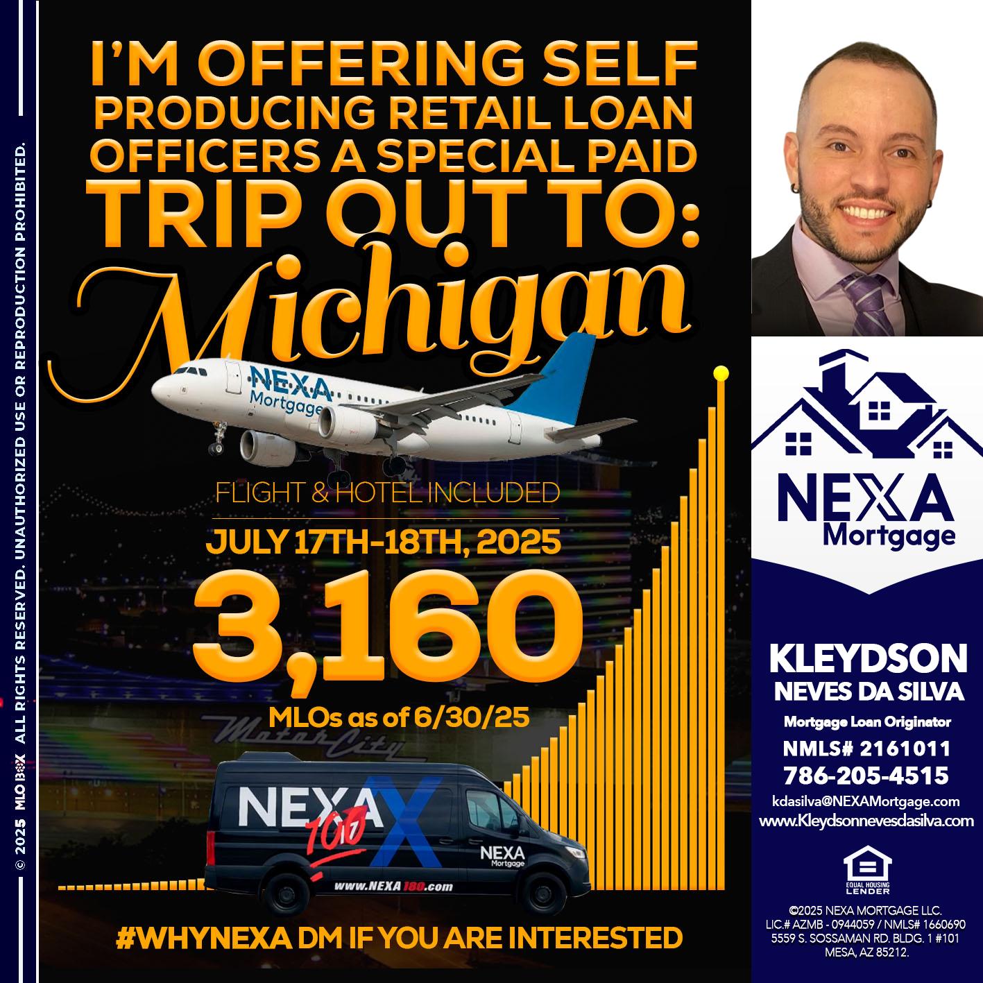MICHIGAN TRIP - Kleydson Neves Da Silva -Mortgage Loan Originator