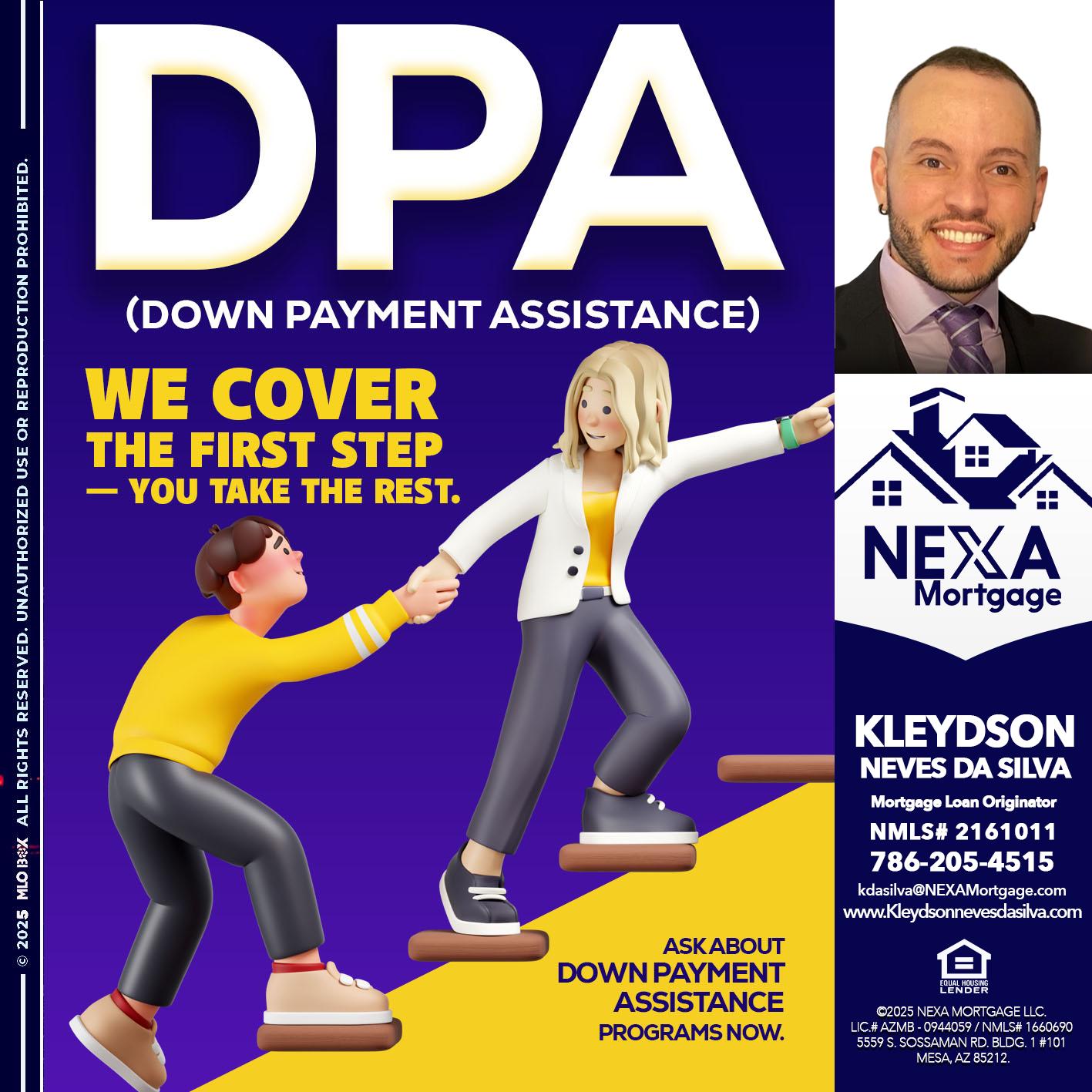DPA LOANS - Kleydson Neves Da Silva -Mortgage Loan Originator