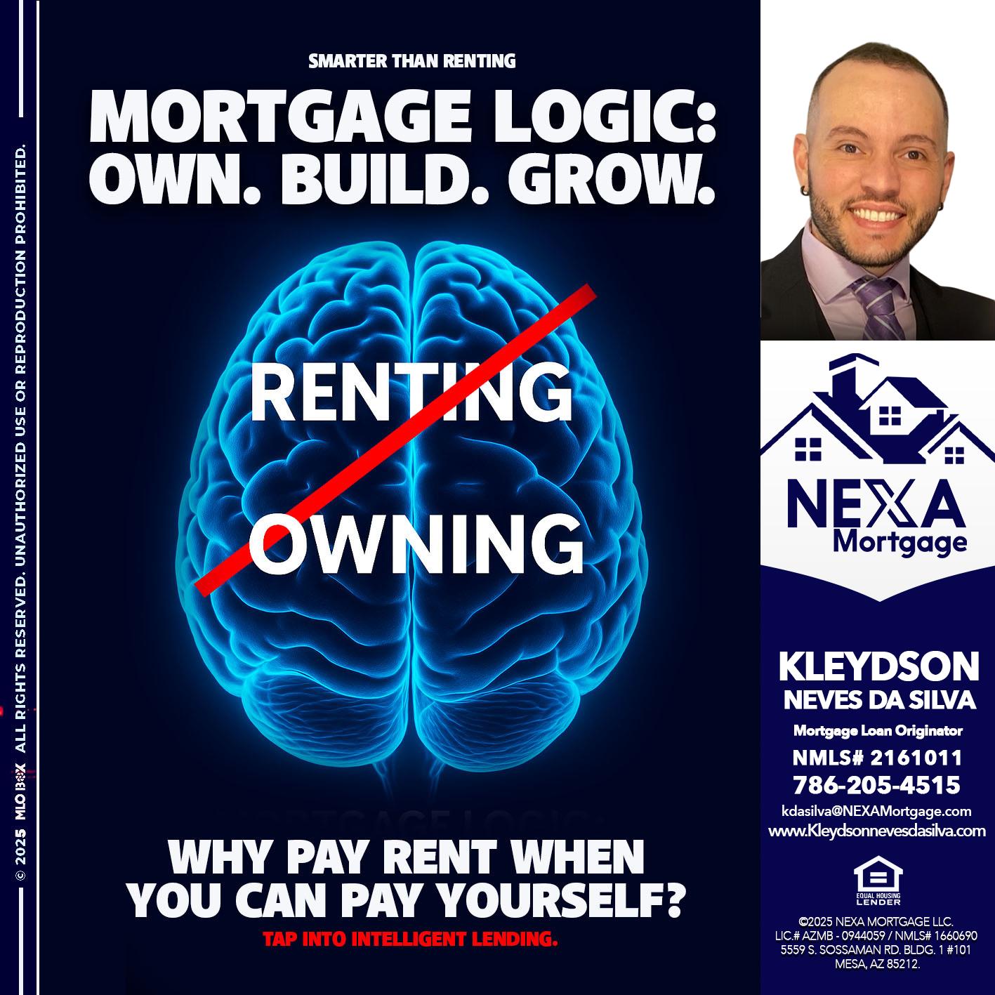mortgage logic - Kleydson Neves Da Silva -Mortgage Loan Originator