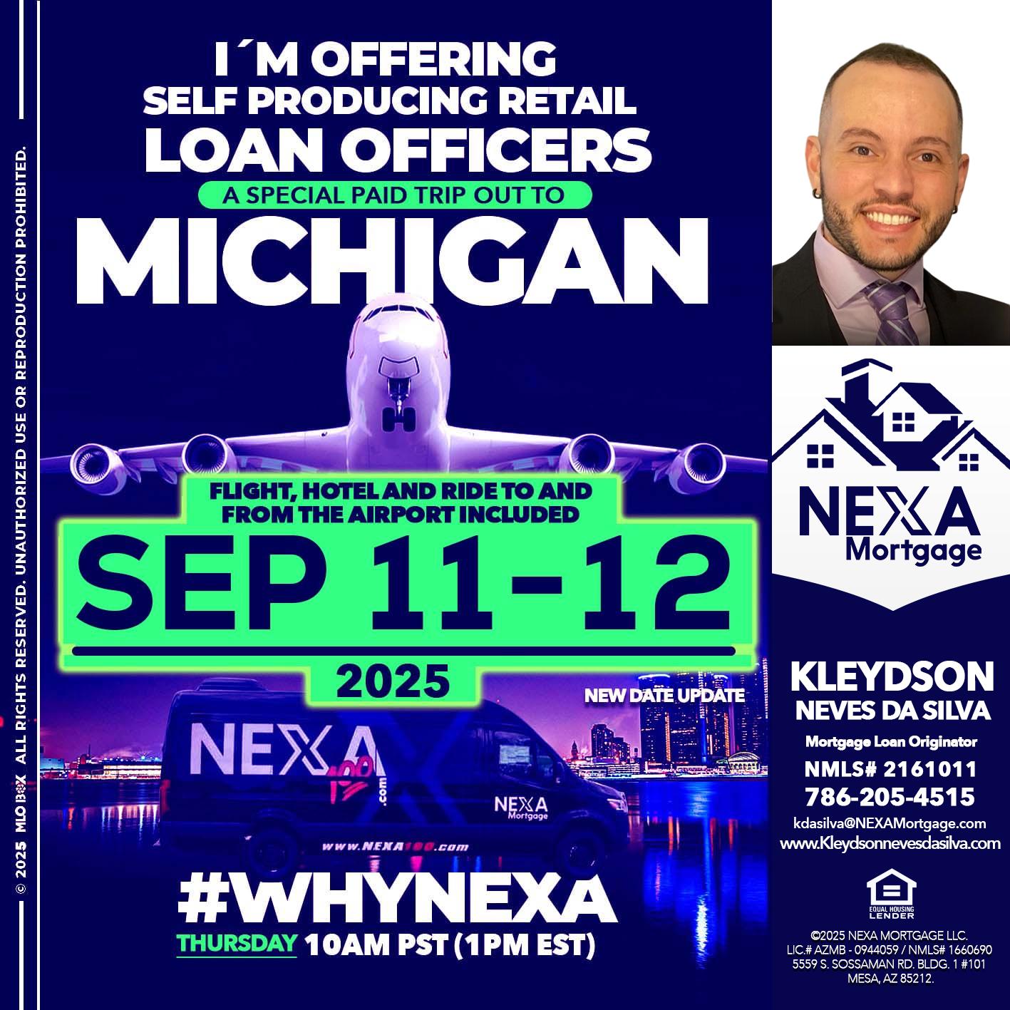 MICHIGAN TRIP - Kleydson Neves Da Silva -Mortgage Loan Originator