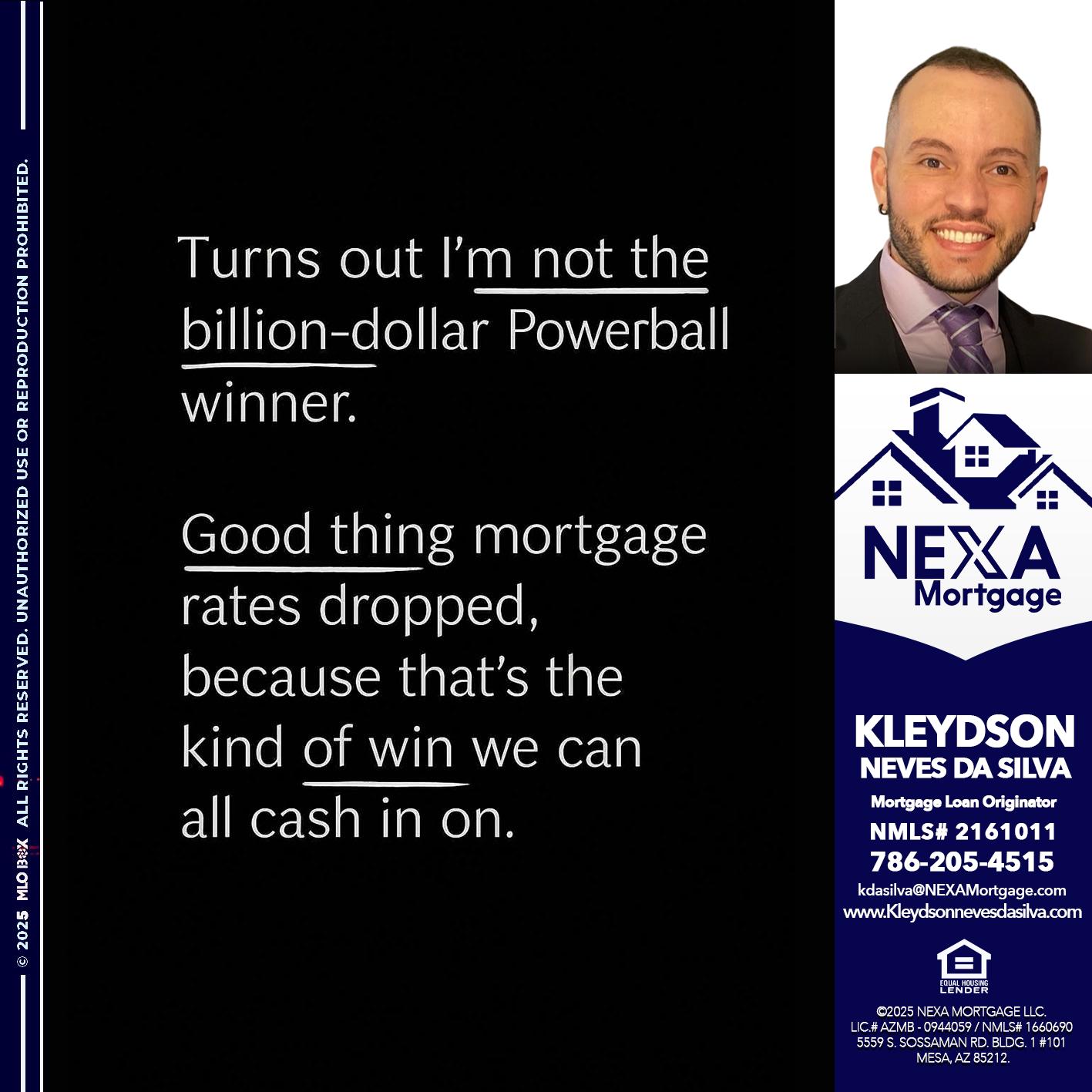 TURNS OUT - Kleydson Neves Da Silva -Mortgage Loan Originator