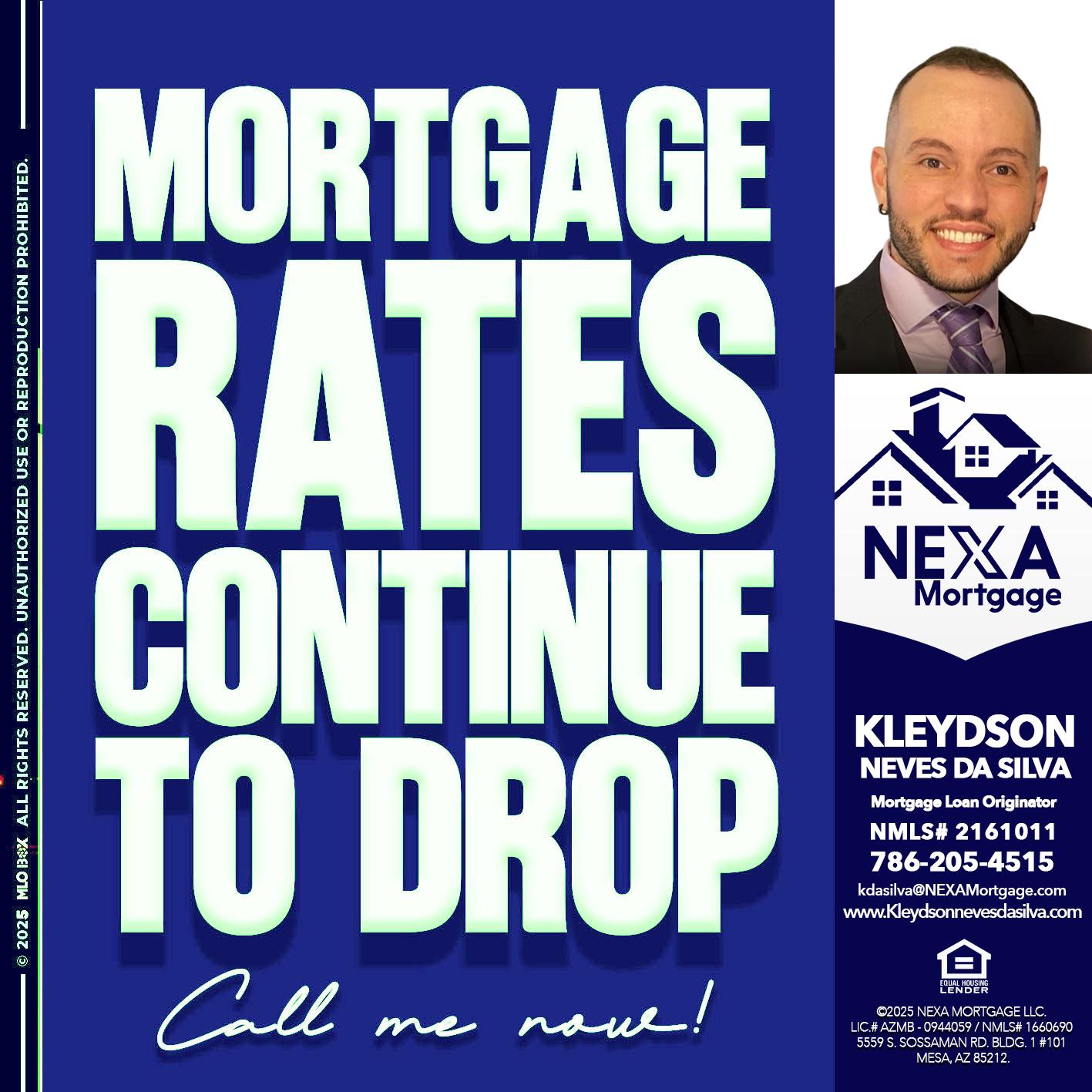 MORTGAGE RATES - Kleydson Neves Da Silva -Mortgage Loan Originator