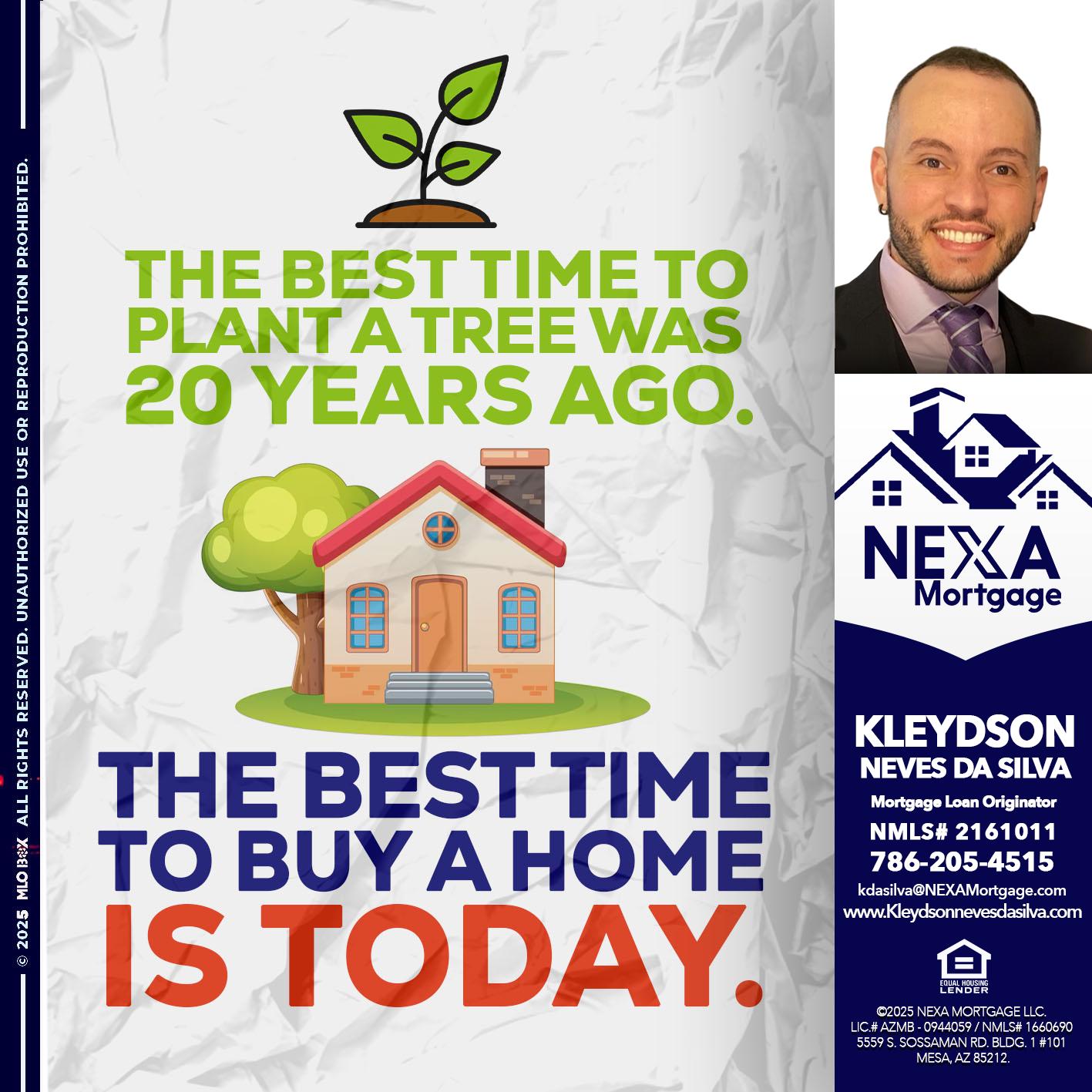 BEST TIME TO - Kleydson Neves Da Silva -Mortgage Loan Originator