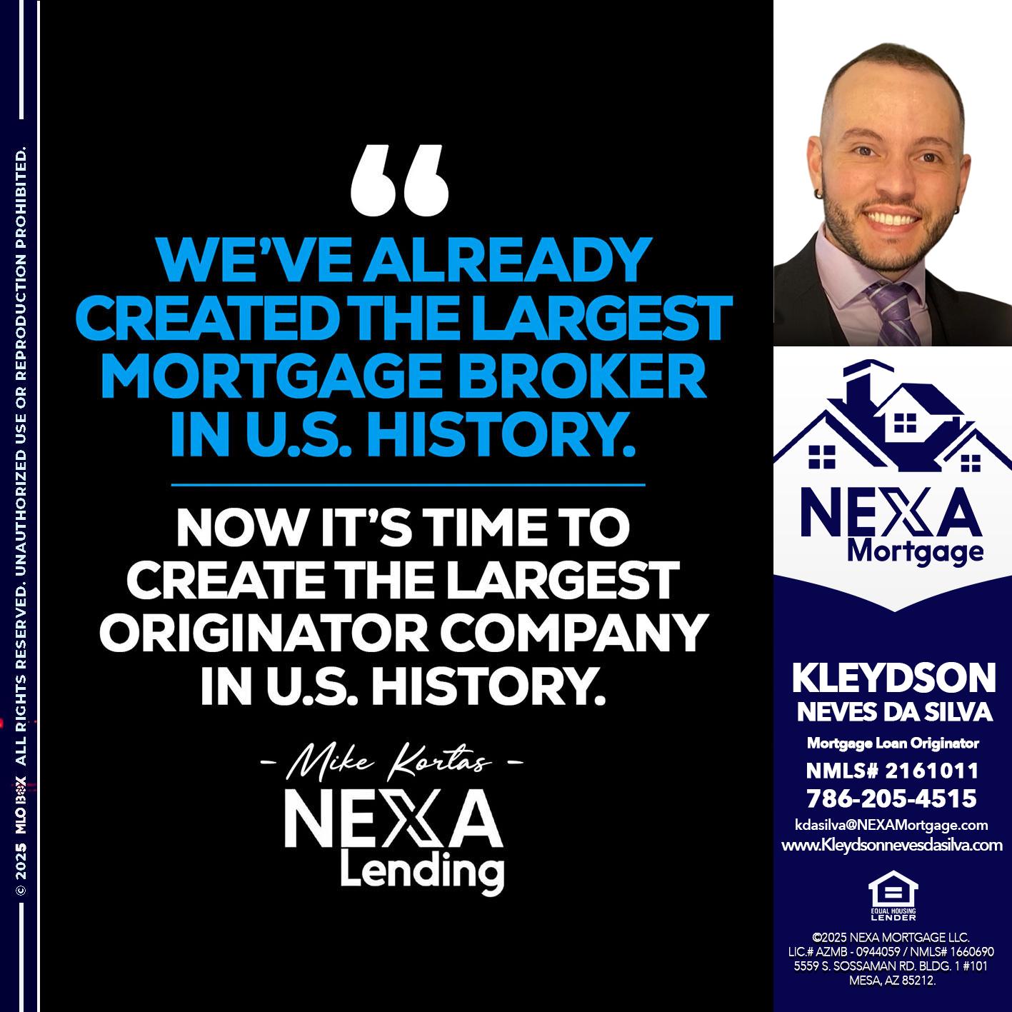 weve already - Kleydson Neves Da Silva -Mortgage Loan Originator