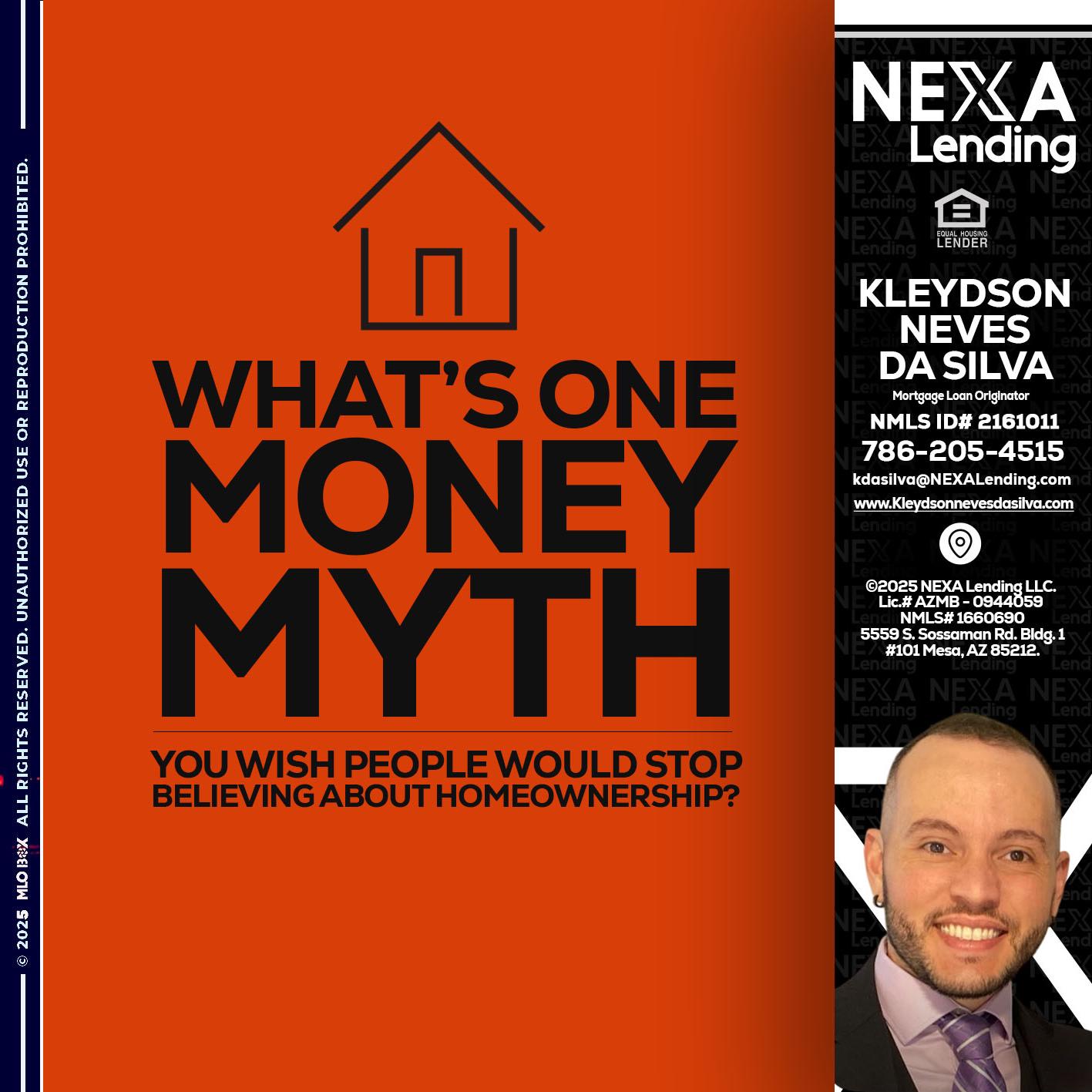 WHATS ONE - Kleydson Neves Da Silva -Mortgage Loan Originator