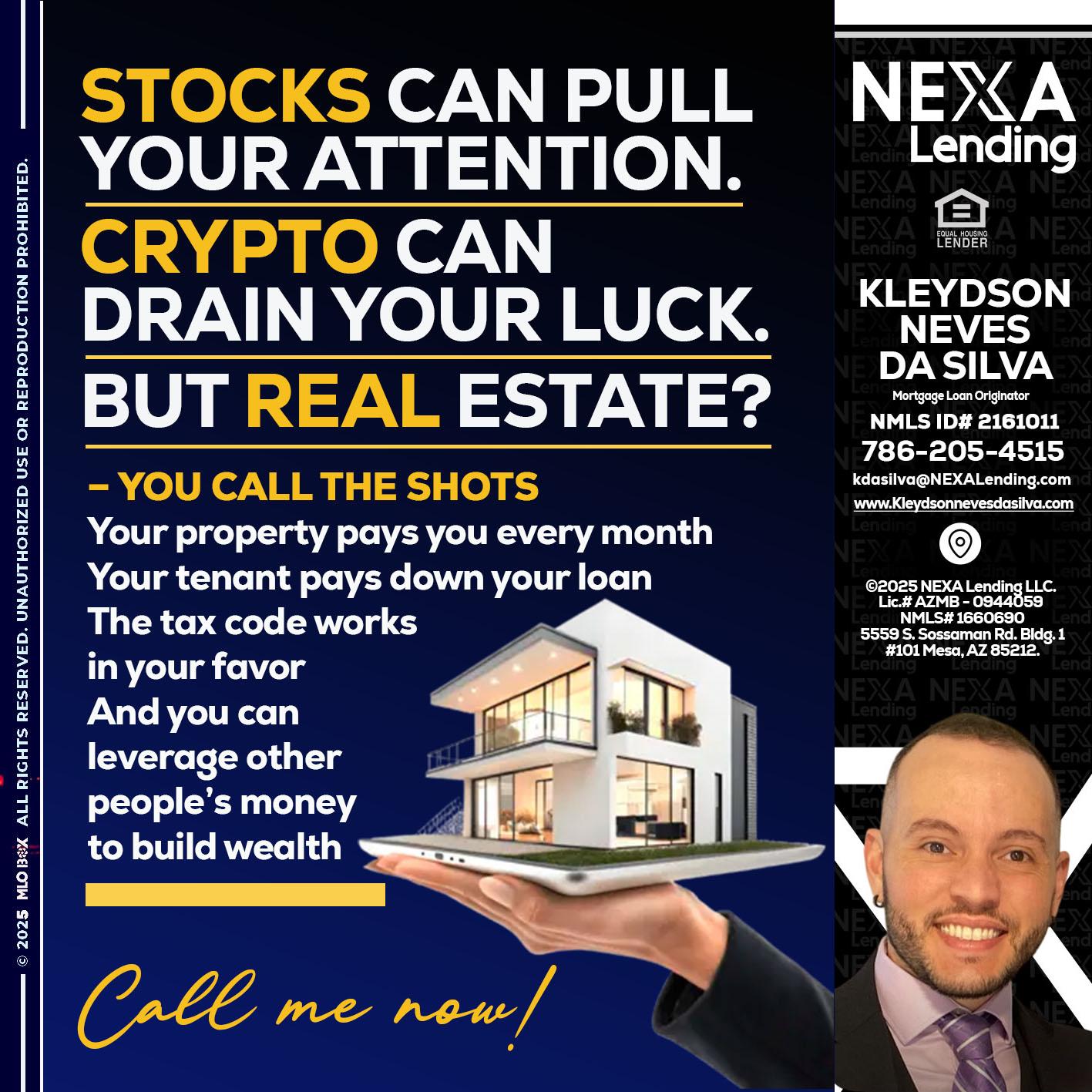 STOCK YOUR - Kleydson Neves Da Silva -Mortgage Loan Originator