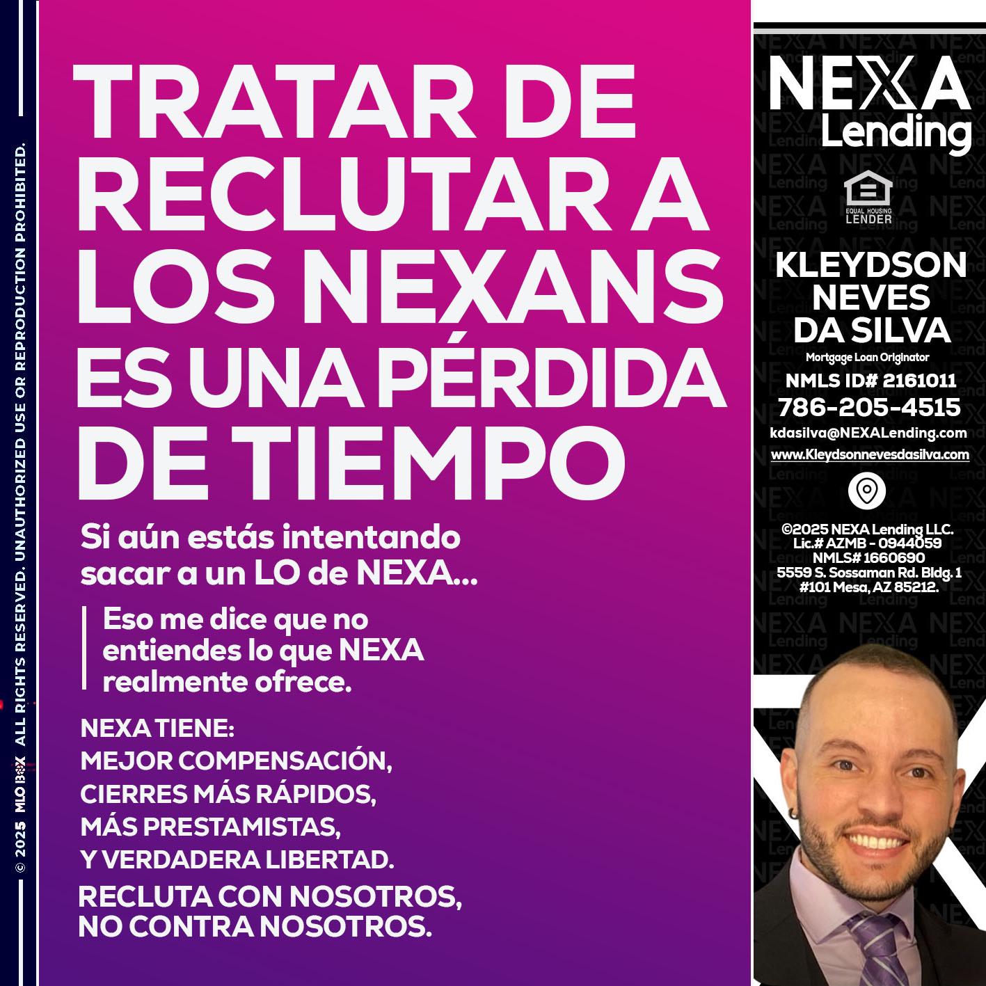 TRATAR DE - Kleydson Neves Da Silva -Mortgage Loan Originator