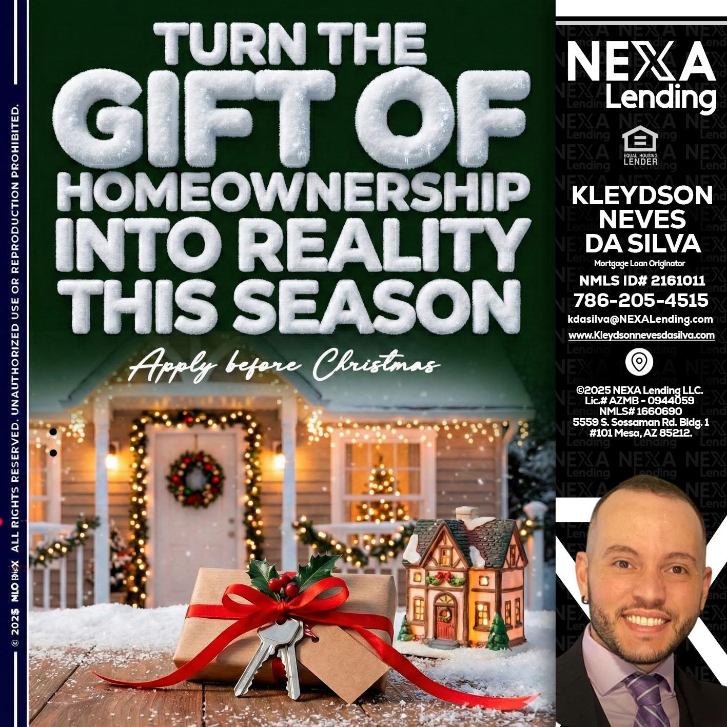 TURN GIFTS - Kleydson Neves Da Silva -Mortgage Loan Originator