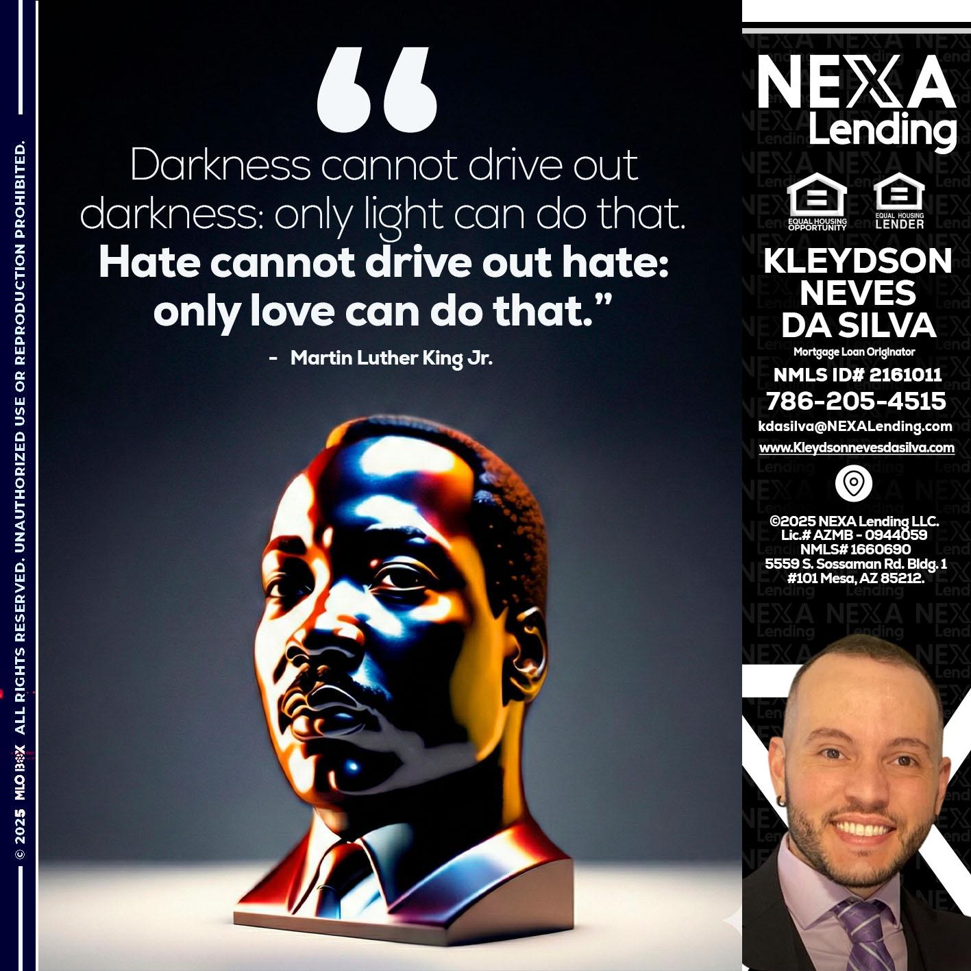 MLK 2026 - Kleydson Neves Da Silva -Mortgage Loan Originator