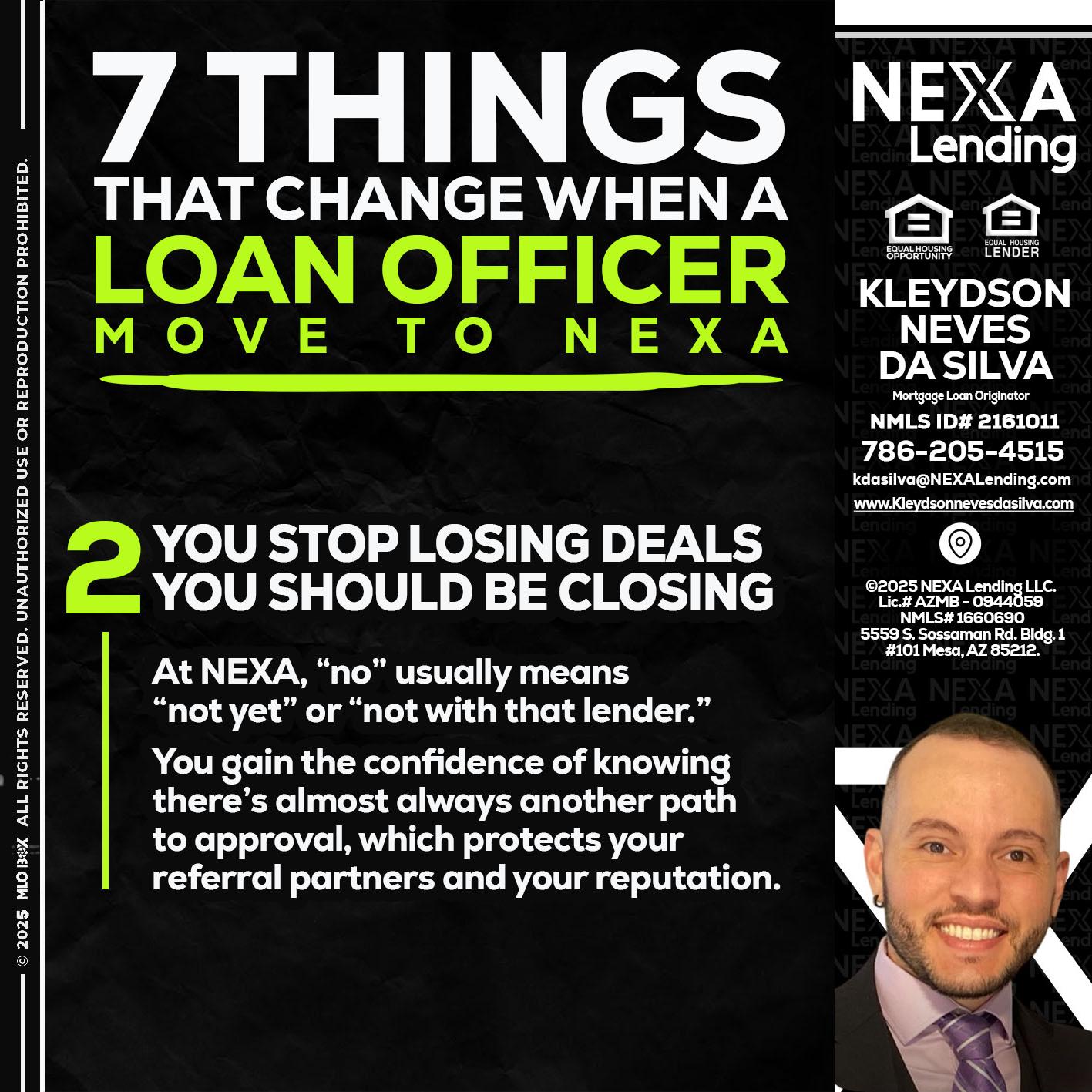 7 THINGS (2) - Kleydson Neves Da Silva -Mortgage Loan Originator