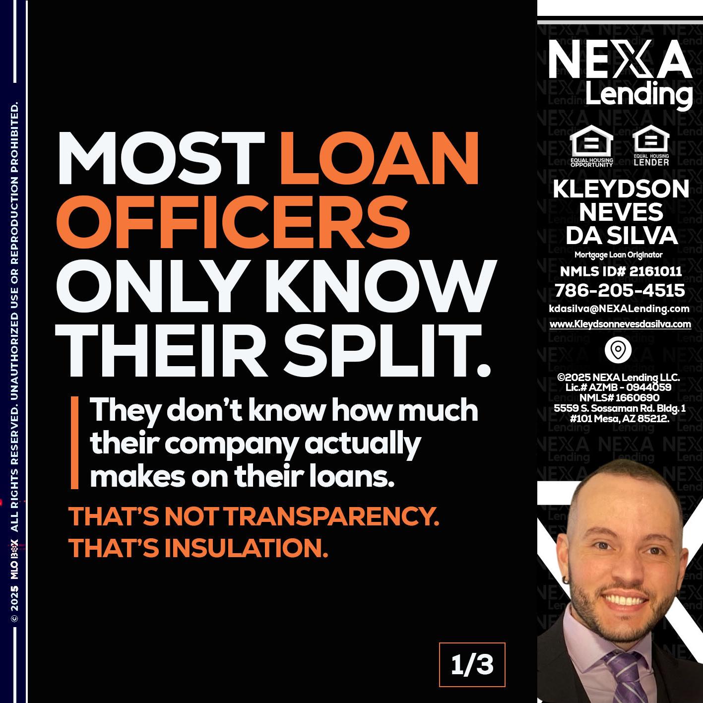 1 OF 3 - Kleydson Neves Da Silva -Mortgage Loan Originator