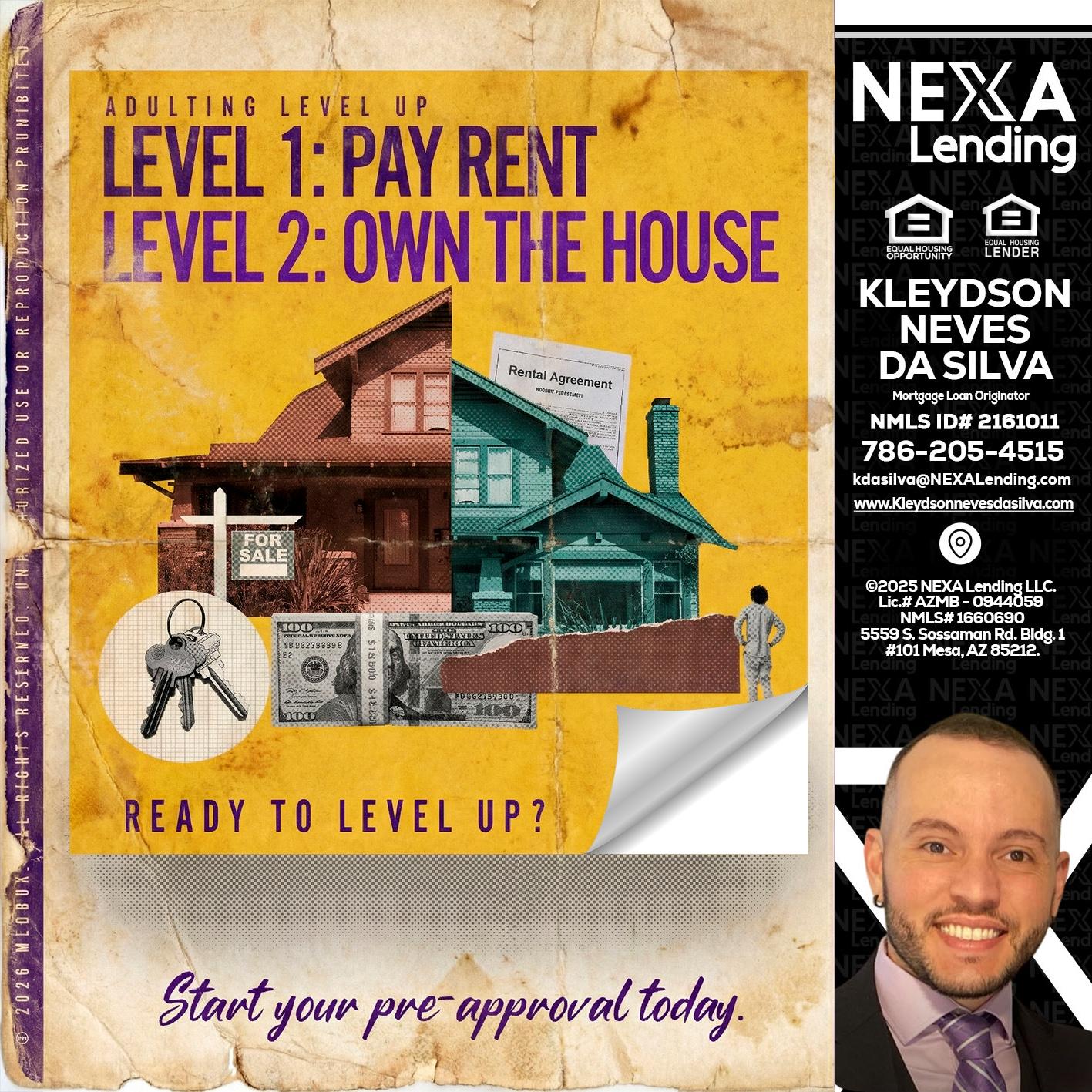 LEVEL 1 - Kleydson Neves Da Silva -Mortgage Loan Originator
