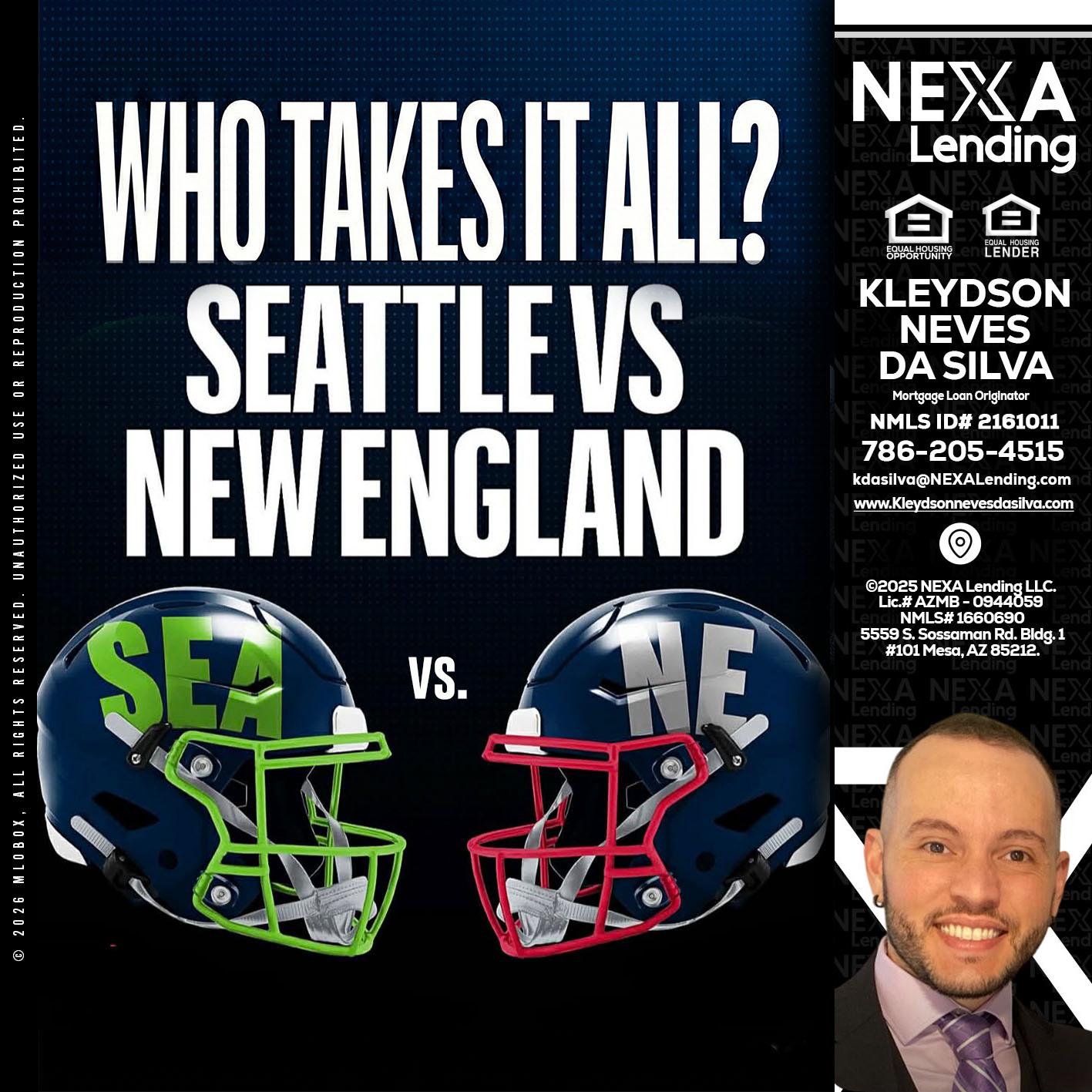 WHO TAKE IT ALL? - Kleydson Neves Da Silva -Mortgage Loan Originator