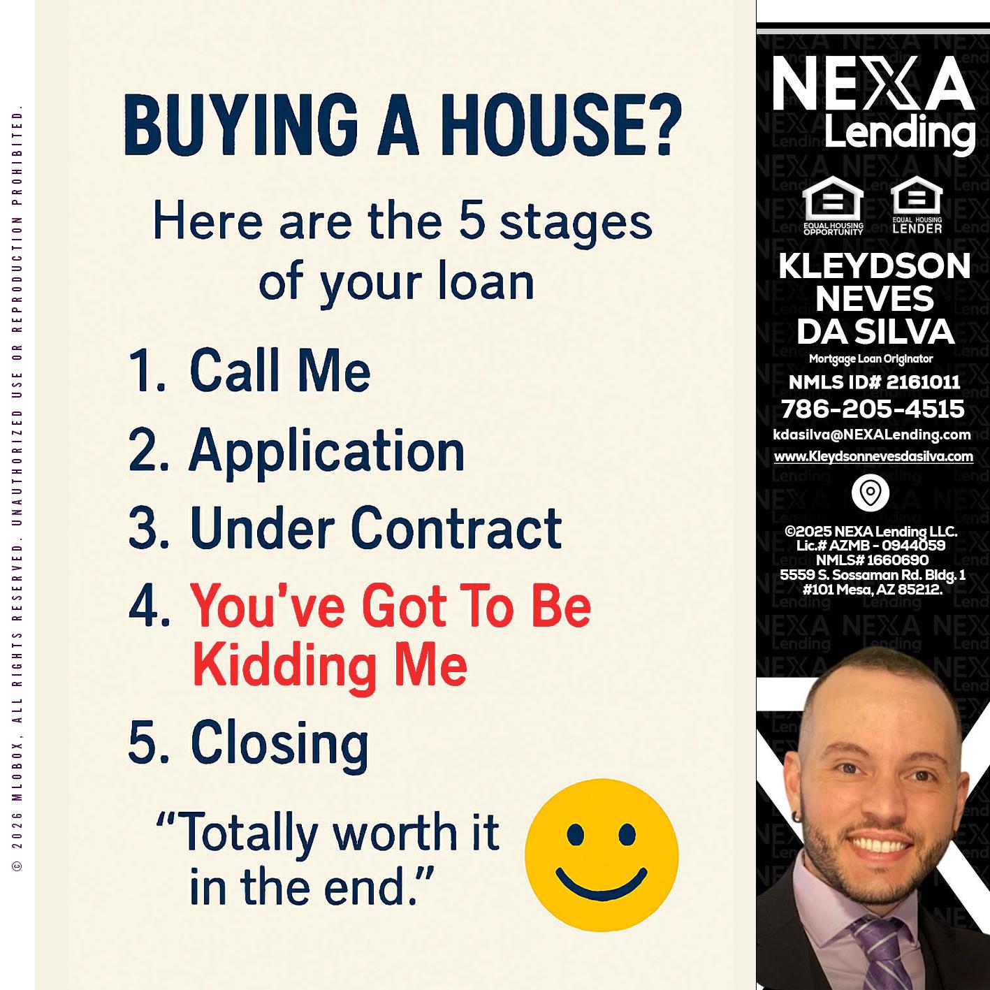 BUYING A HOUSE - Kleydson Neves Da Silva -Mortgage Loan Originator