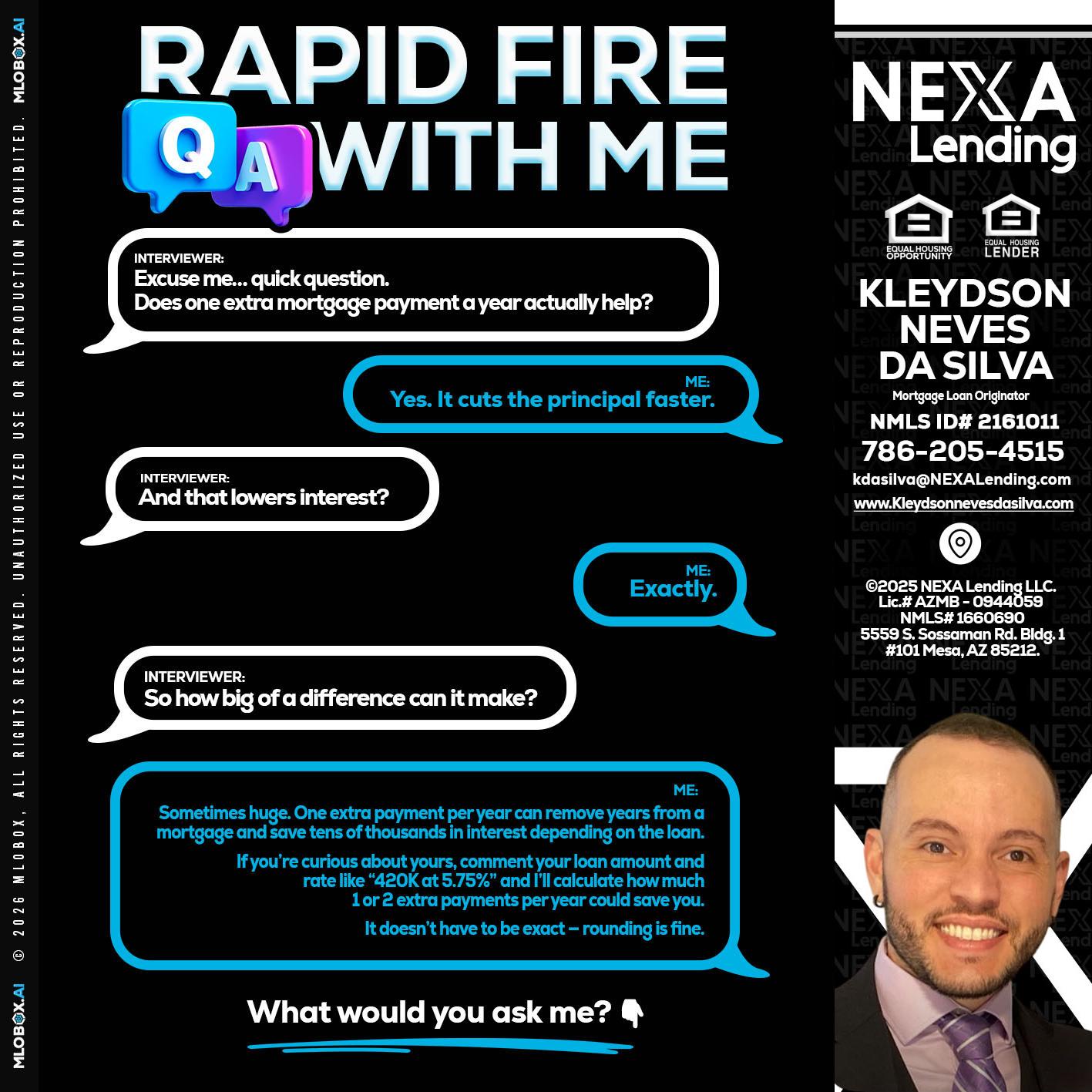 RAPID Q&A - Kleydson Neves Da Silva -Mortgage Loan Originator