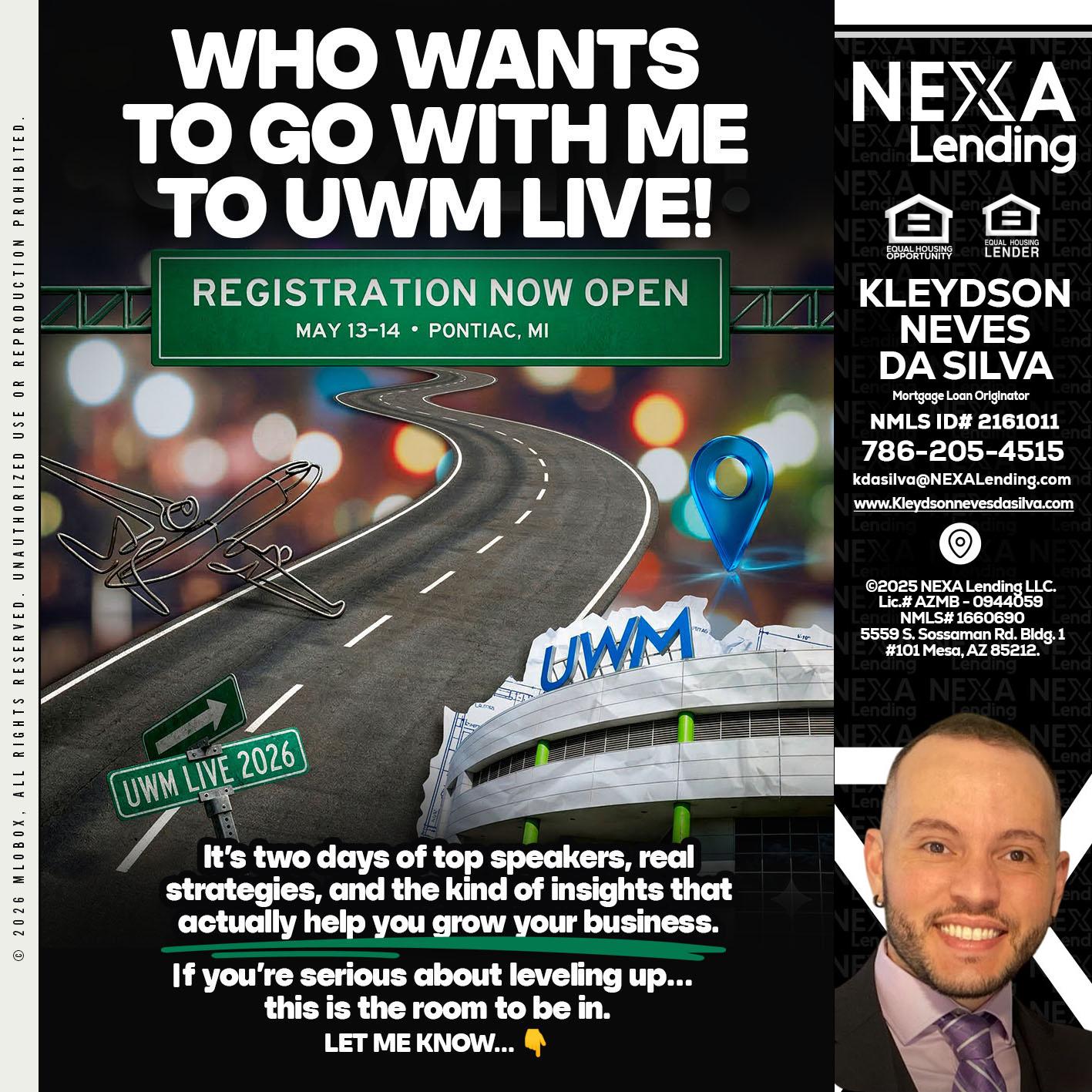 WHO WANTS - Kleydson Neves Da Silva -Mortgage Loan Originator