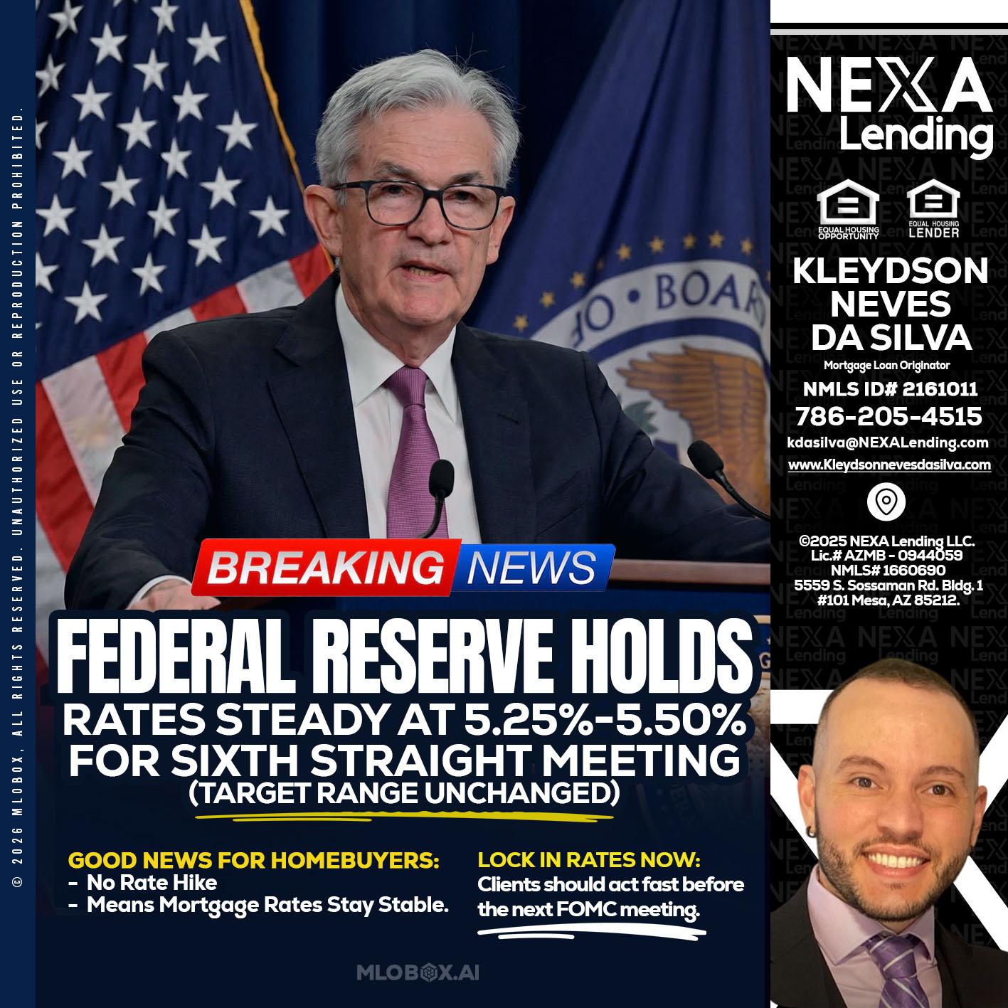 federal reserve - Kleydson Neves Da Silva -Mortgage Loan Originator