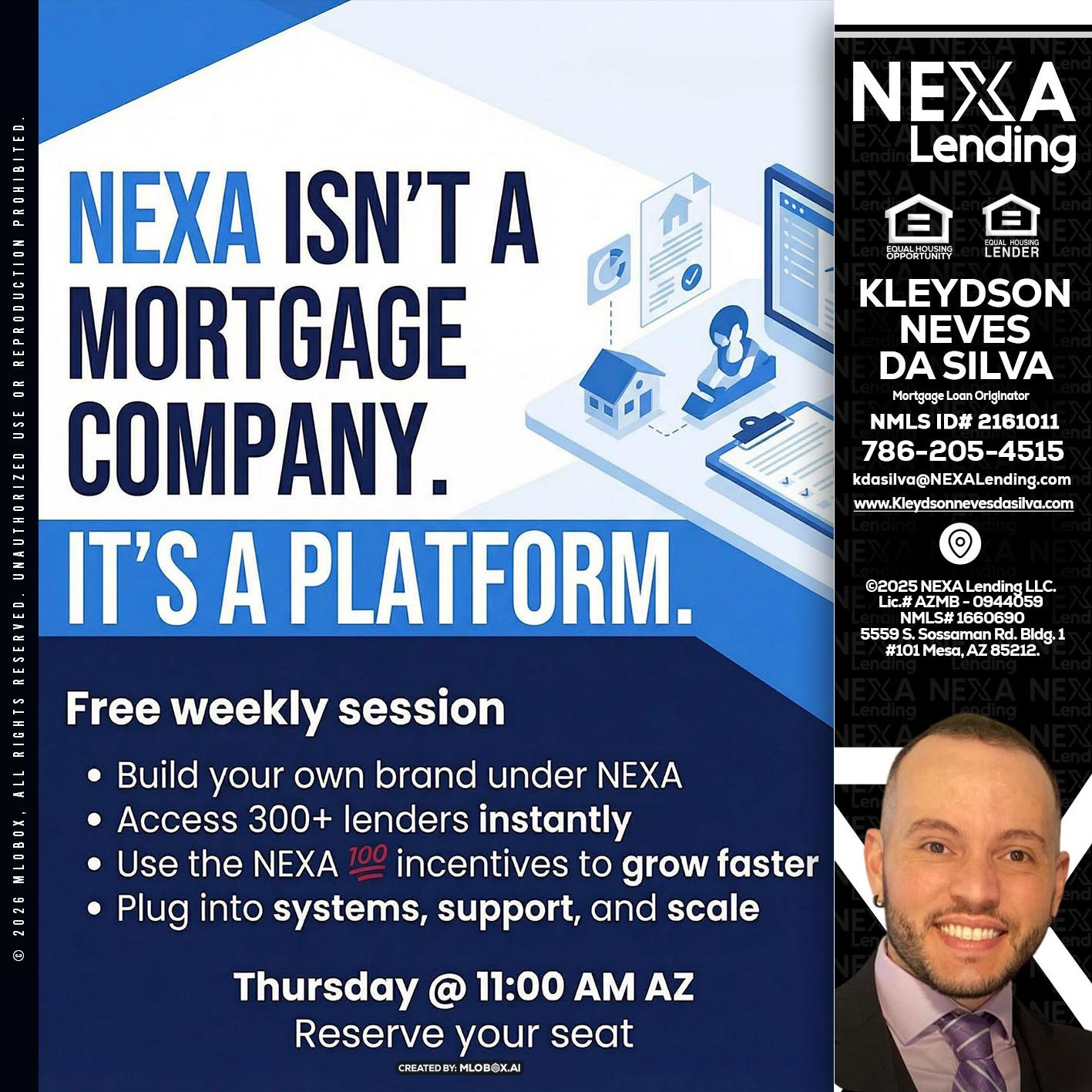 NEXA ISNT - Kleydson Neves Da Silva -Mortgage Loan Originator