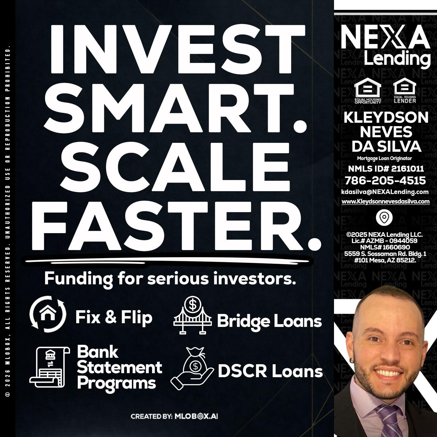 INVEST SMART - Kleydson Neves Da Silva -Mortgage Loan Originator