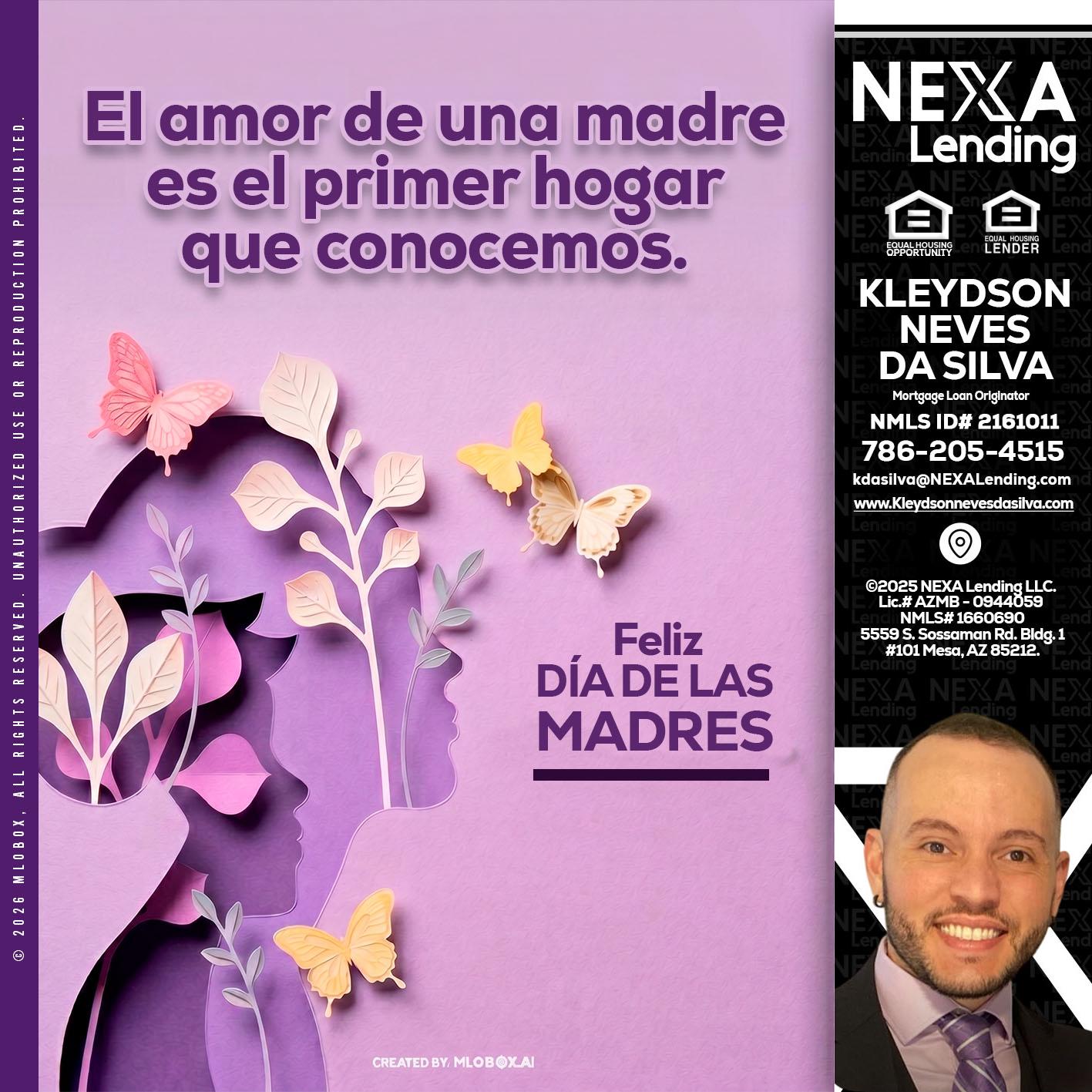 el amor de una madre - Kleydson Neves Da Silva -Mortgage Loan Originator