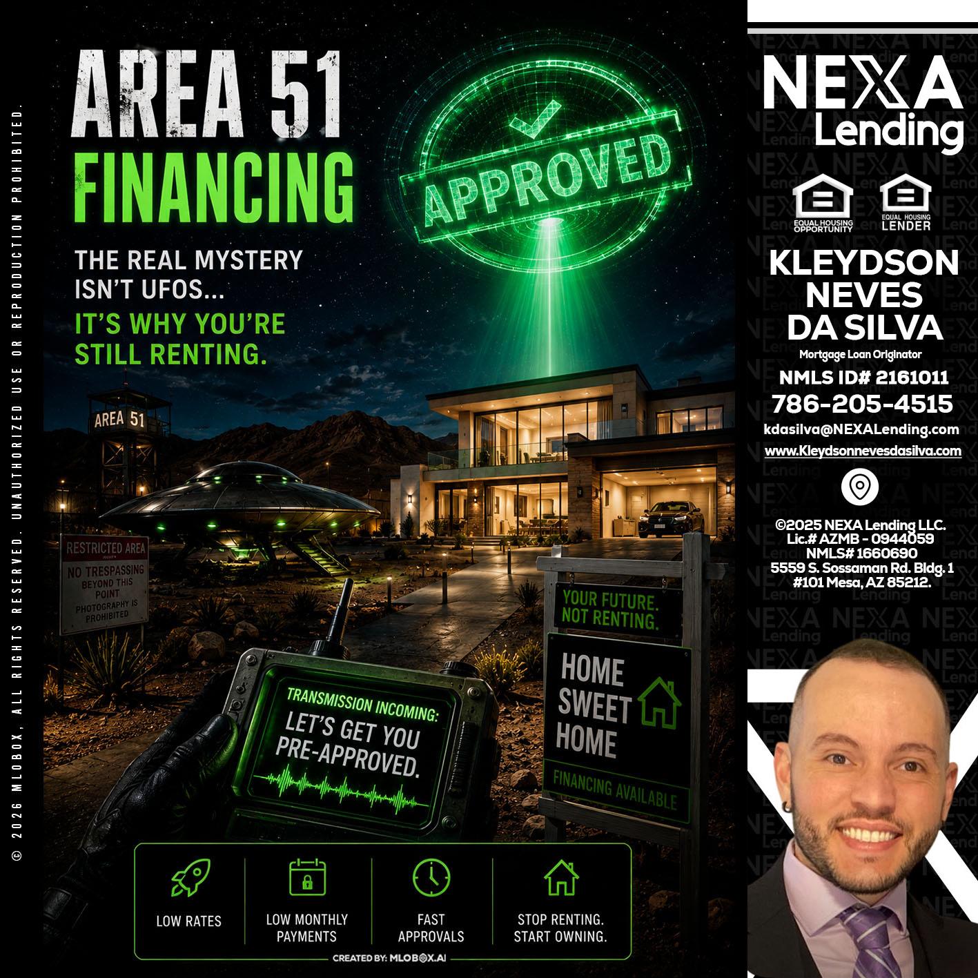 AREA 51 - Kleydson Neves Da Silva -Mortgage Loan Originator
