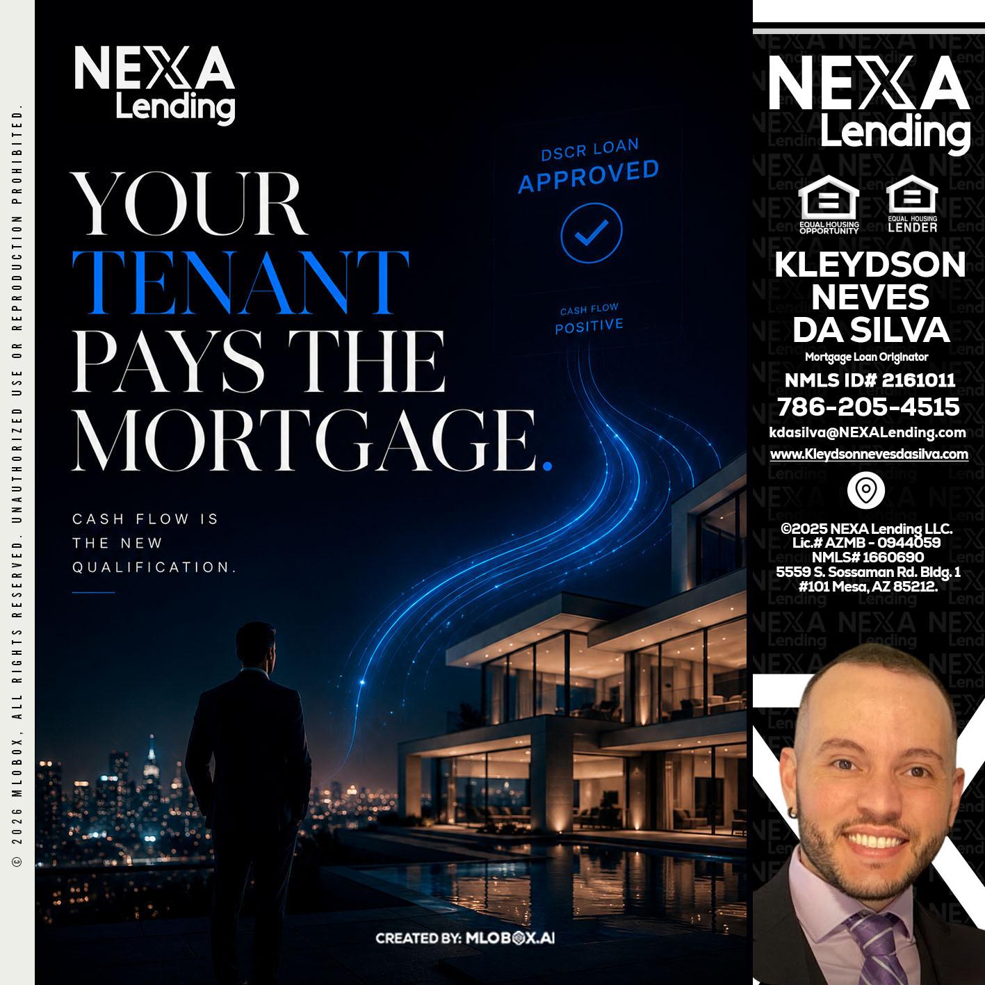 DSCR LOANS - Kleydson Neves Da Silva -Mortgage Loan Originator
