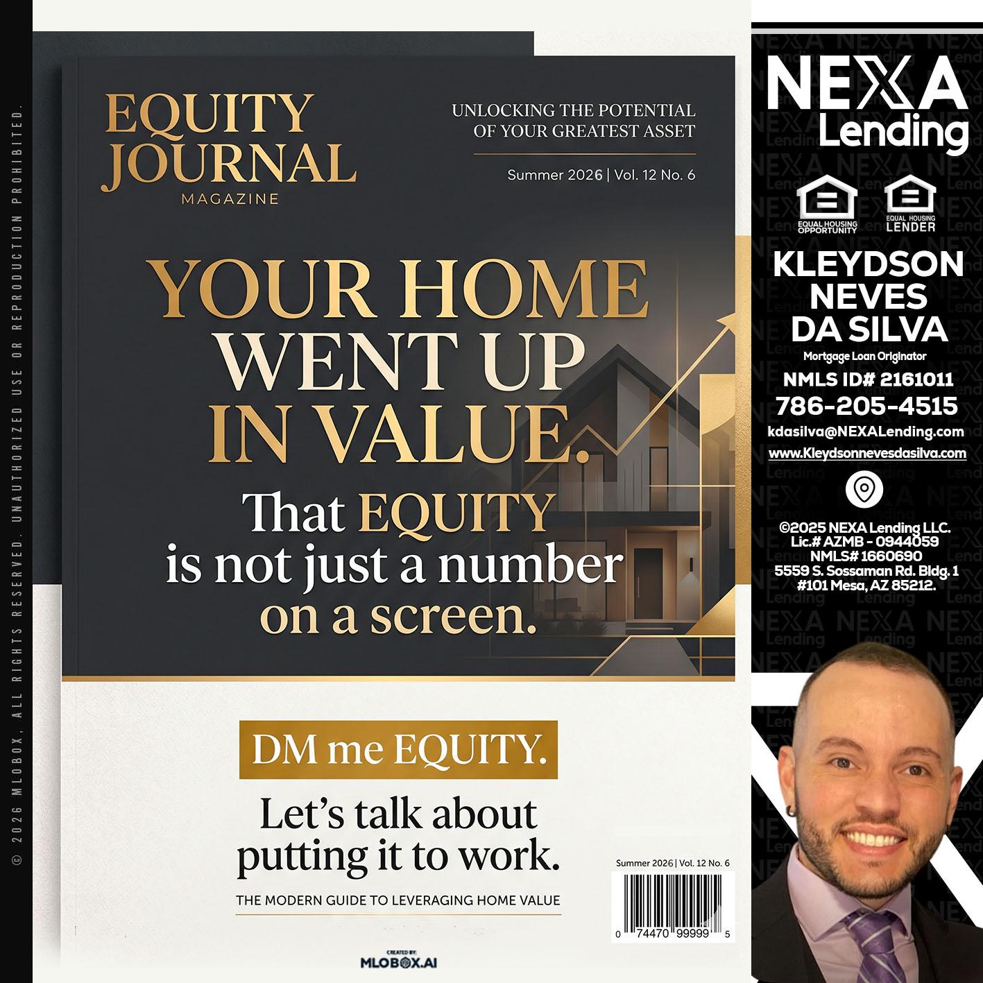 YOUR HOME - Kleydson Neves Da Silva -Mortgage Loan Originator