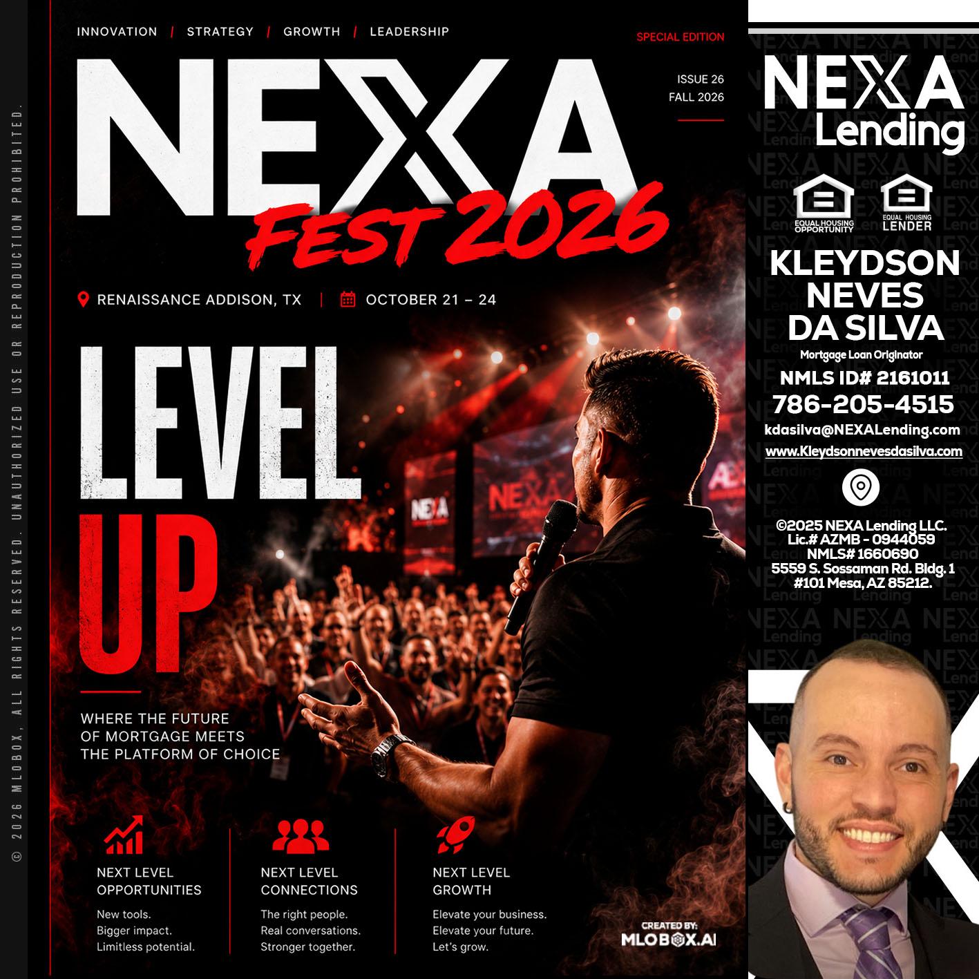 NEXA FEST 2026 - Kleydson Neves Da Silva -Mortgage Loan Originator
