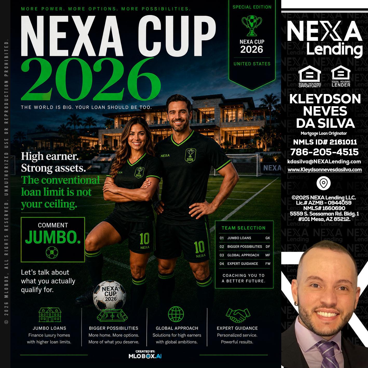 NEXA CUP 2026 - Kleydson Neves Da Silva -Mortgage Loan Originator