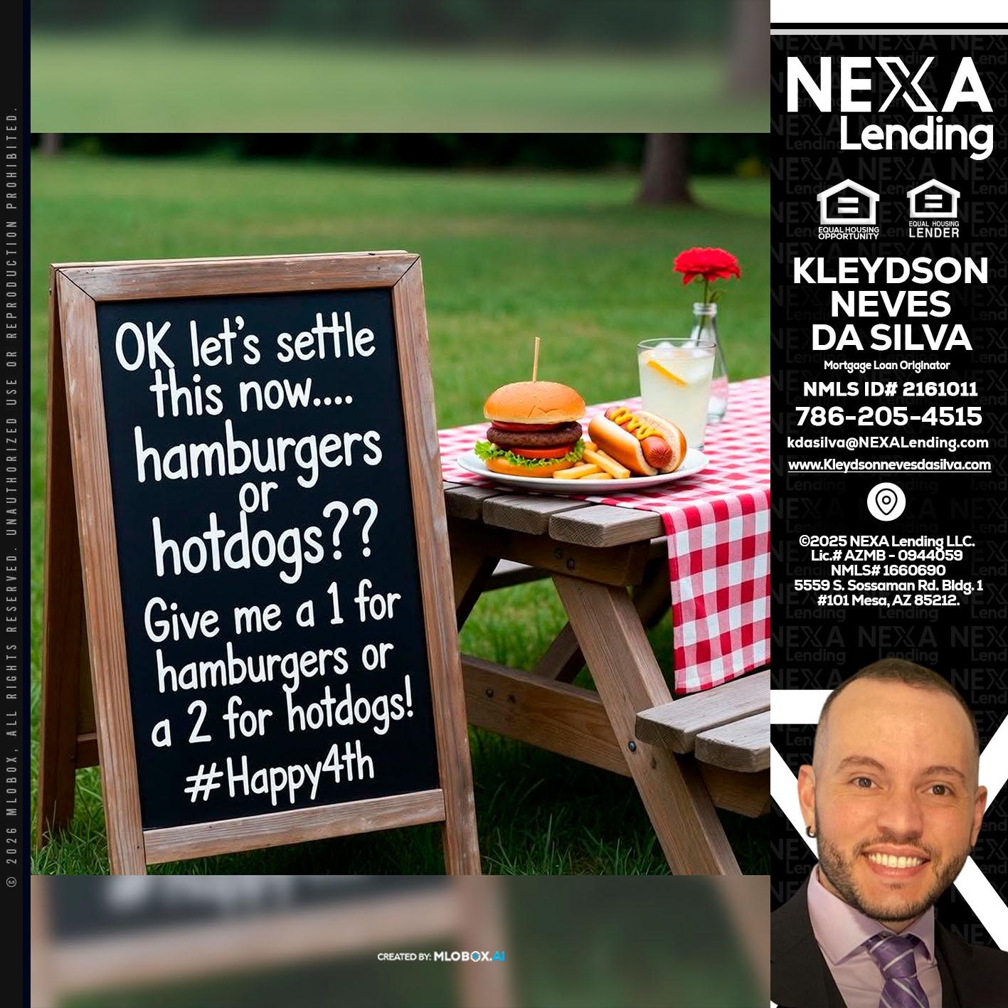 let settle this - Kleydson Neves Da Silva -Mortgage Loan Originator