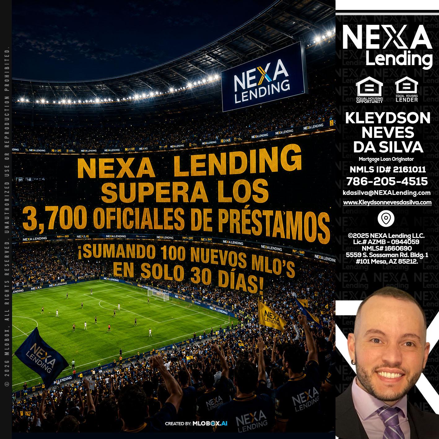 NEXA SUPERA - Kleydson Neves Da Silva -Mortgage Loan Originator