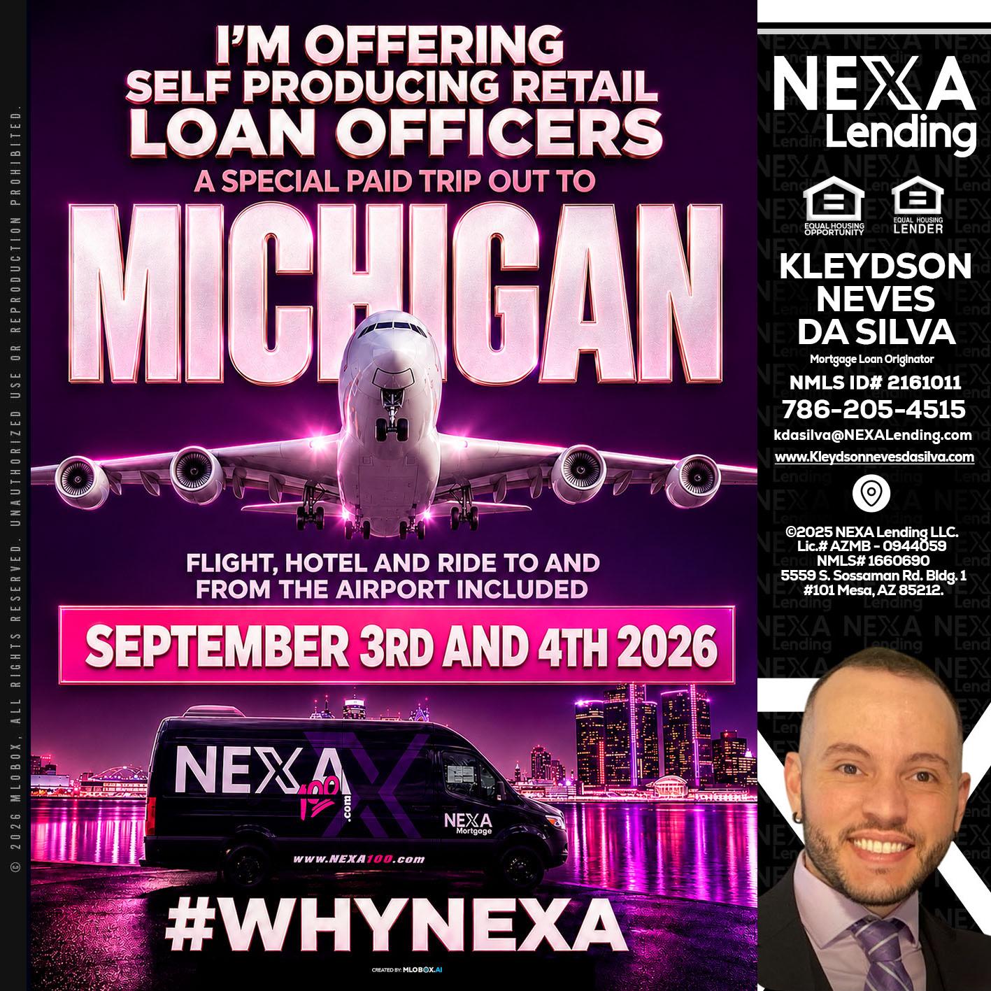 MICHIGAN TRIP - Kleydson Neves Da Silva -Mortgage Loan Originator
