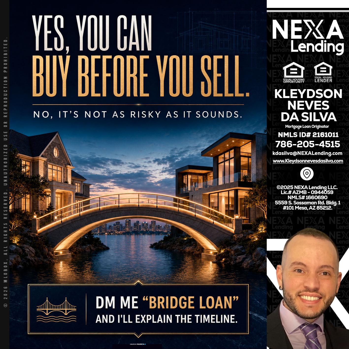 YES, YOU CAN - Kleydson Neves Da Silva -Mortgage Loan Originator