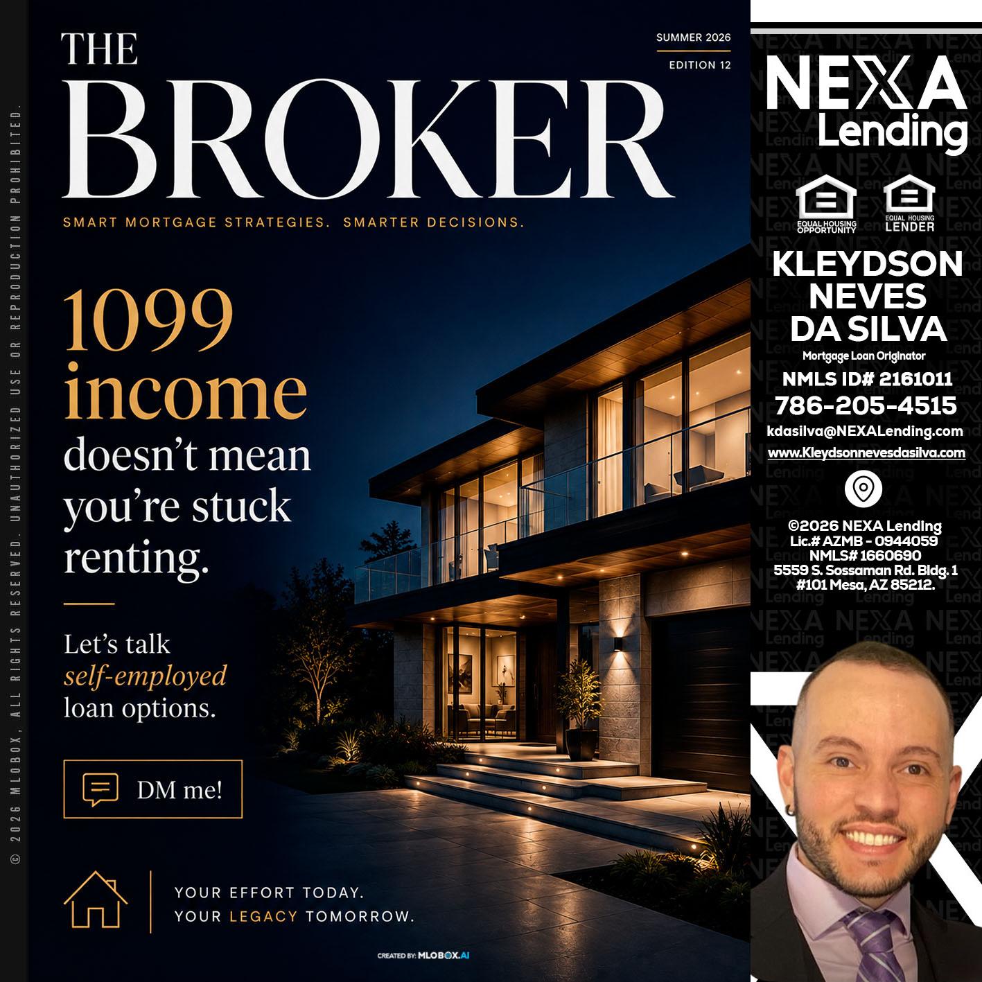THE BROKER - Kleydson Neves Da Silva -Mortgage Loan Originator