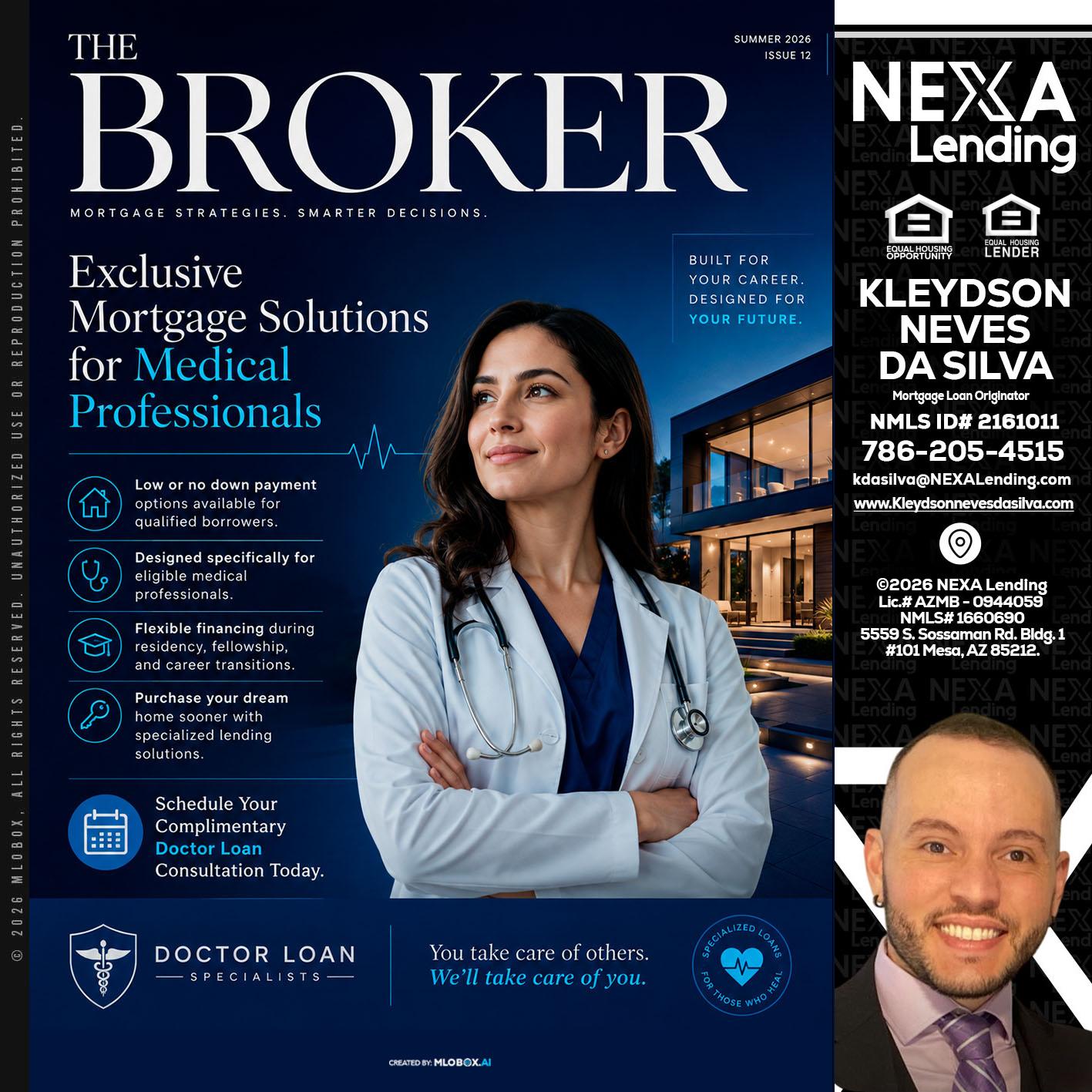 THE BROKER - Kleydson Neves Da Silva -Mortgage Loan Originator