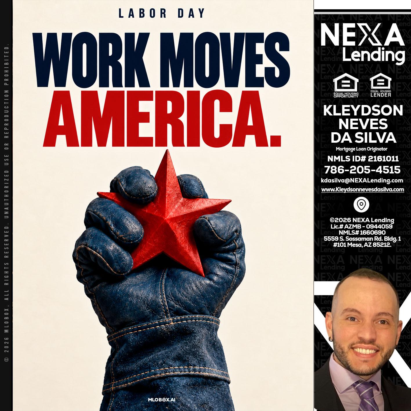 WORKS MOVES AMERICA - Kleydson Neves Da Silva -Mortgage Loan Originator